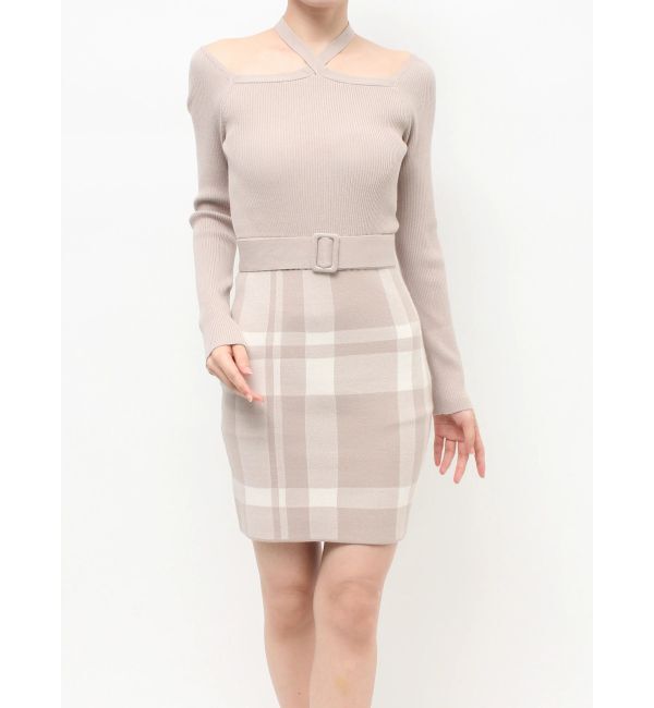 RESEXXY「フロントクロスジャガードワンピース」|ワンピース|