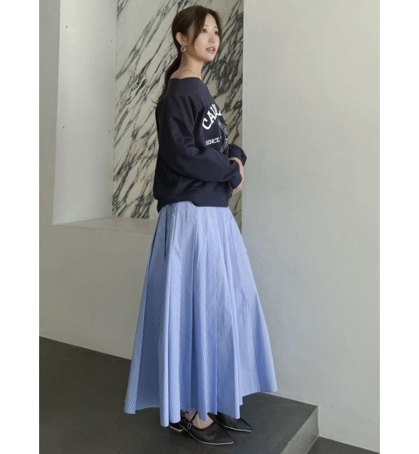 dazzlin「【CALNAMURコラボ】カルミアプリント オフショルダー プルオーバー」|スウェット・ジャージ|