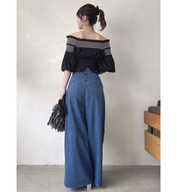 dazzlin「オフショルフェミニックトップス」|シャツ・ブラウス|