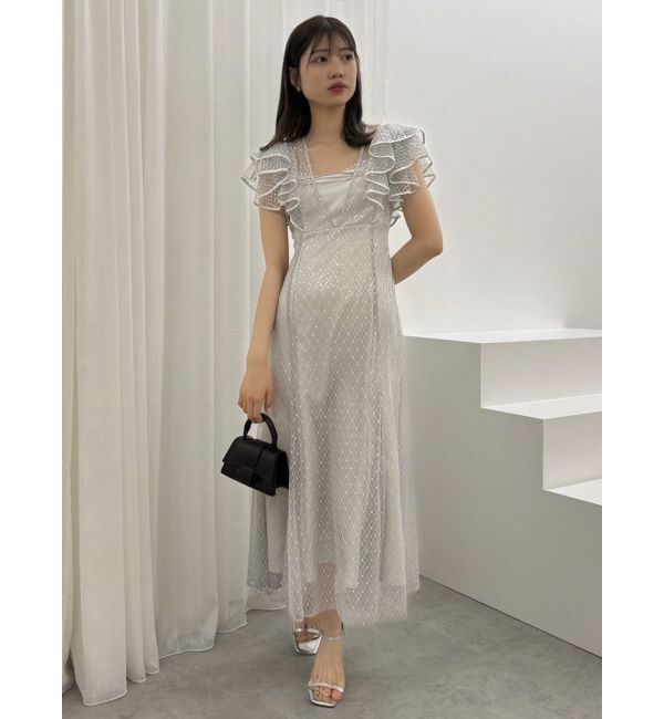 dazzlin「2WAYスリーブバリエーションレースドレス」|ワンピース|