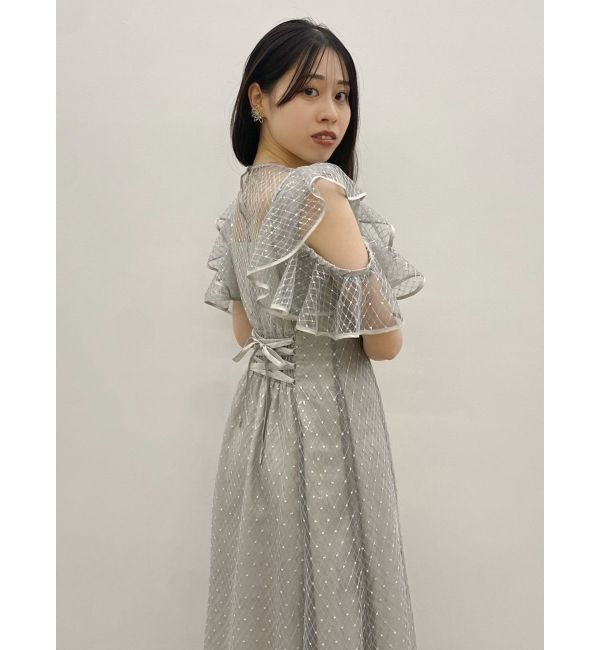 dazzlin「2WAYスリーブバリエーションレースドレス」|ワンピース|