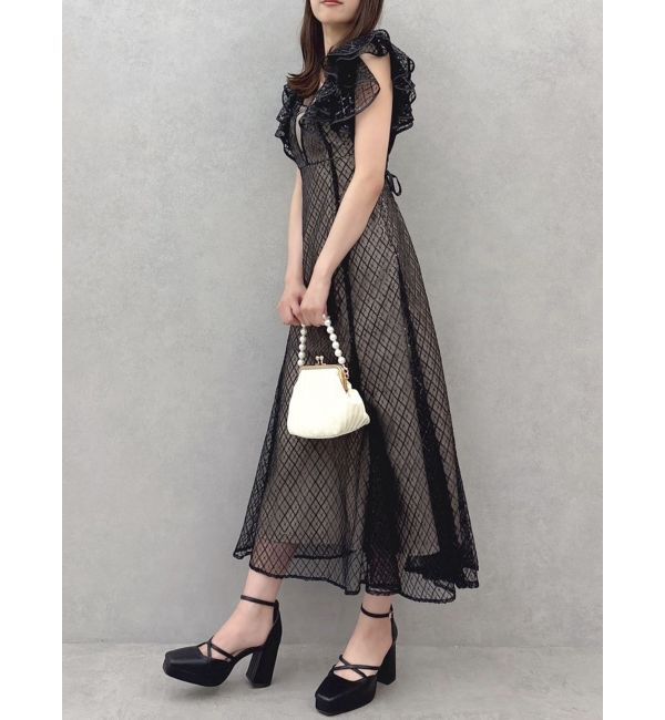 dazzlin「2WAYスリーブバリエーションレースドレス」|ワンピース|