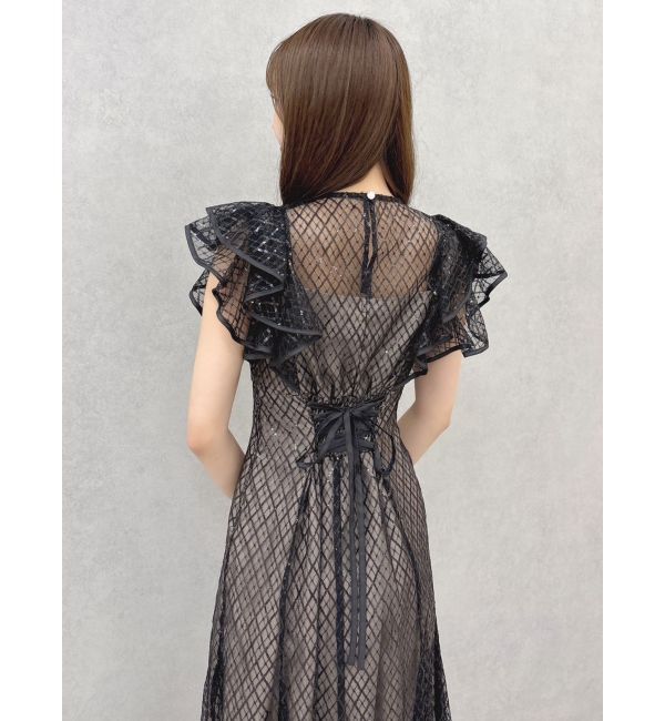 dazzlin「2WAYスリーブバリエーションレースドレス」|ワンピース|