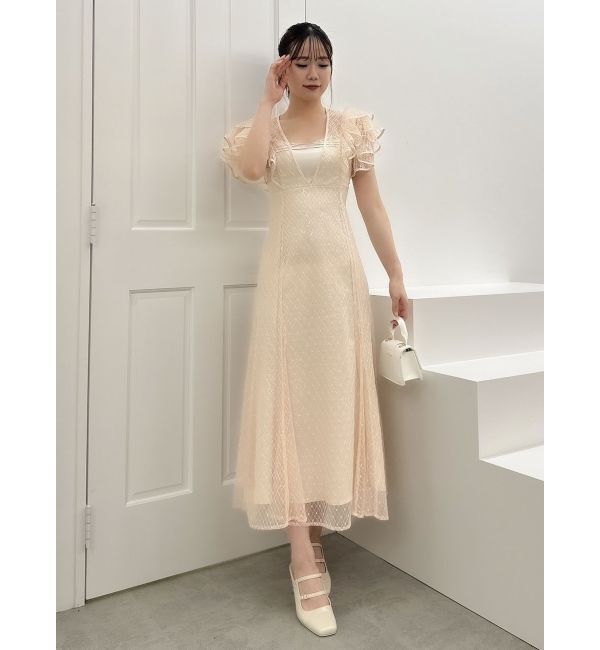 dazzlin「2WAYスリーブバリエーションレースドレス」|ワンピース|