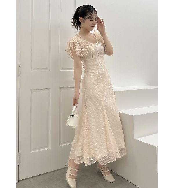 dazzlin「2WAYスリーブバリエーションレースドレス」|ワンピース|