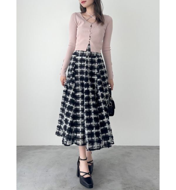 dazzlin「コルセットボリューミーフレアスカート」|スカート|