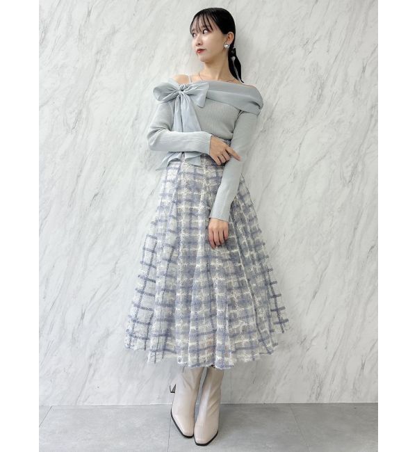 dazzlin「コルセットボリューミーフレアスカート」|スカート|