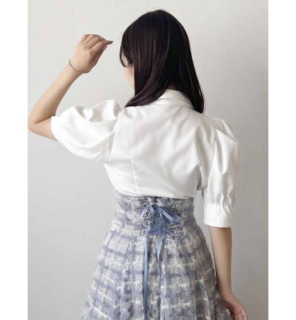 dazzlin「コルセットボリューミーフレアスカート」|スカート|