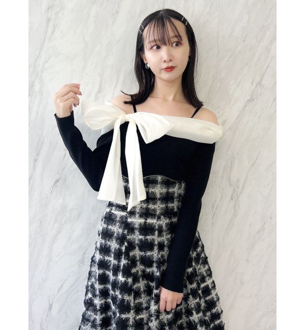 dazzlin「コルセットボリューミーフレアスカート」|スカート|