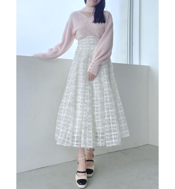 dazzlin「コルセットボリューミーフレアスカート」|スカート|