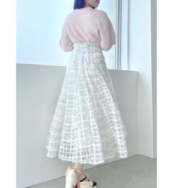 dazzlin「コルセットボリューミーフレアスカート」|スカート|