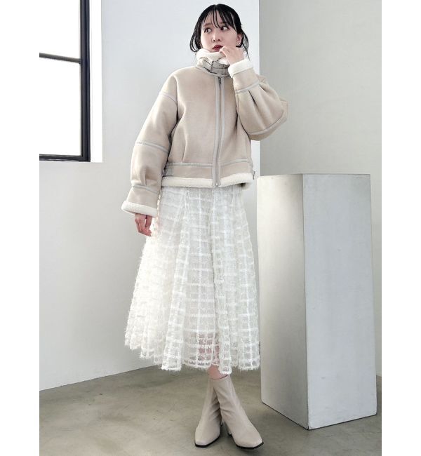 dazzlin「コルセットボリューミーフレアスカート」|スカート|