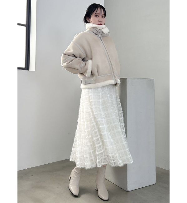 dazzlin「コルセットボリューミーフレアスカート」|スカート|
