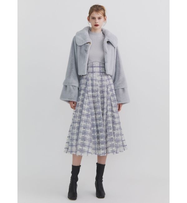 dazzlin「コルセットボリューミーフレアスカート」|スカート|