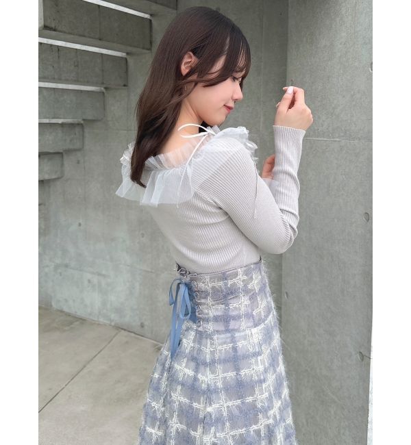 dazzlin「コルセットボリューミーフレアスカート」|スカート|