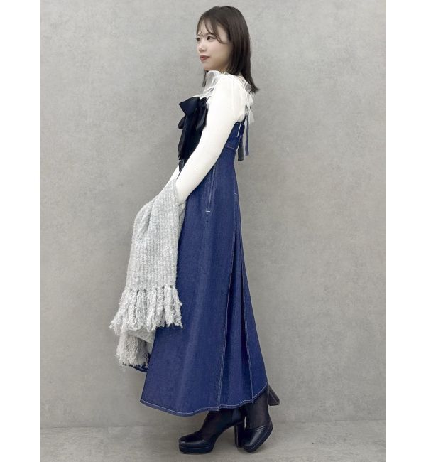 dazzlin「フロントツインリボンジャンスカ」|ワンピース|