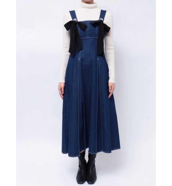 dazzlin「フロントツインリボンジャンスカ」|ワンピース|