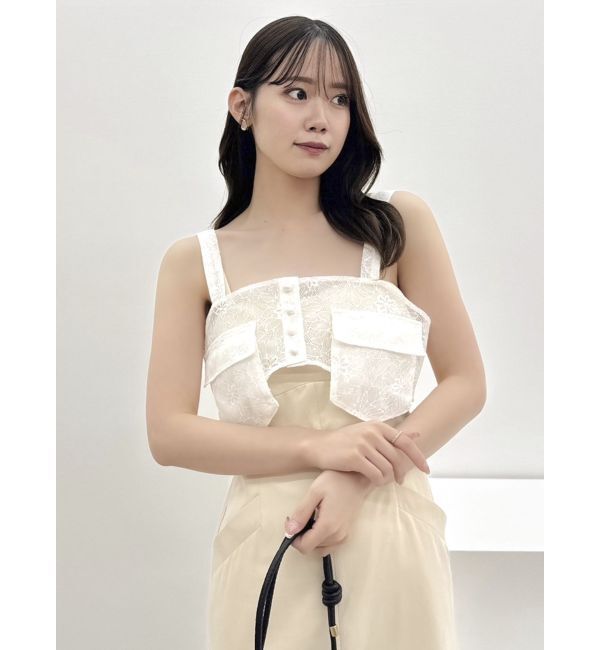 dazzlin「ダブルポケットマテリアルビスチェ」|その他|