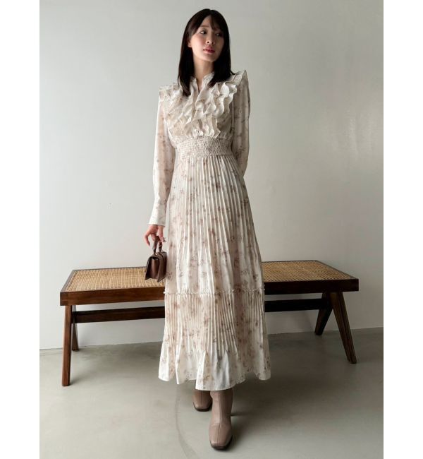 dazzlin「フラワープリーツワンピース」|ワンピース|