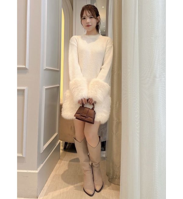 dazzlin「ファーニットワンピース」|ワンピース|