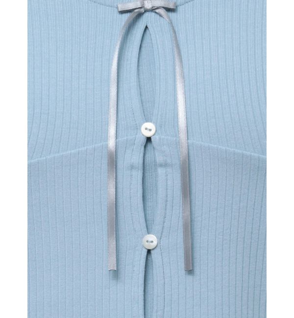 dazzlin「カーデタイトリボンカットトップス」|Tシャツ・カットソー|