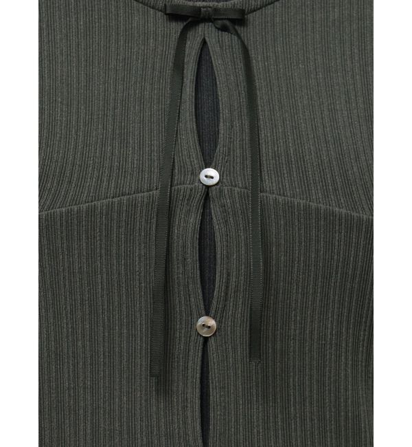 dazzlin「カーデタイトリボンカットトップス」|Tシャツ・カットソー|