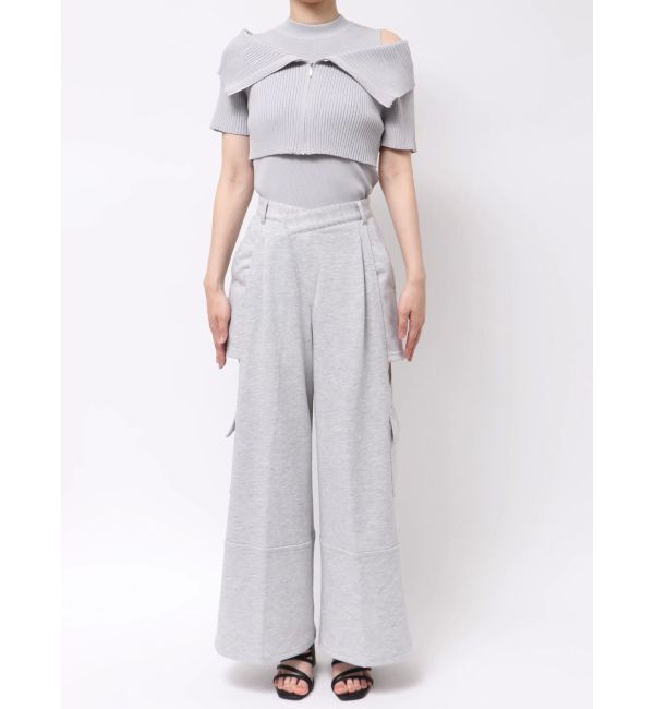 dazzlin「サイドーオープンワイドカーゴパンツ」|カーゴ|