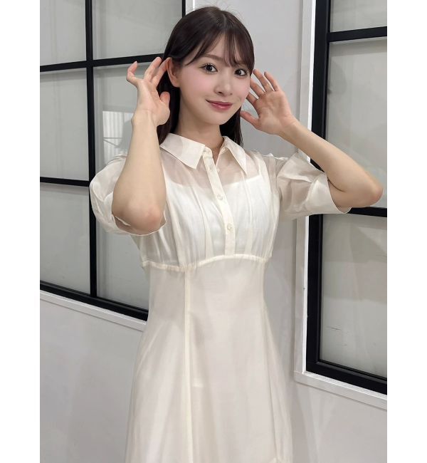 dazzlin「レイヤードシャツドッキングワンピース」|ワンピース|