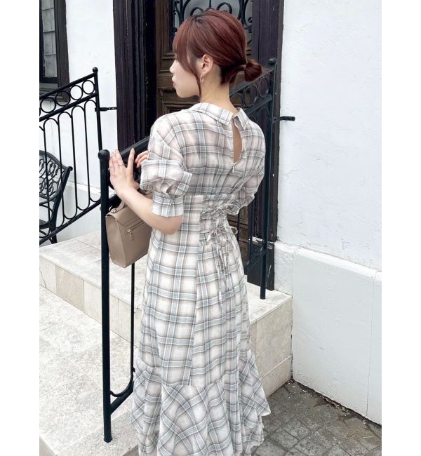 dazzlin「レイヤードシャツドッキングワンピース」|ワンピース|