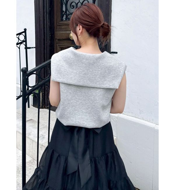 dazzlin「【WEB限定追加】セーラーカラースウェット」|Tシャツ・カットソー|