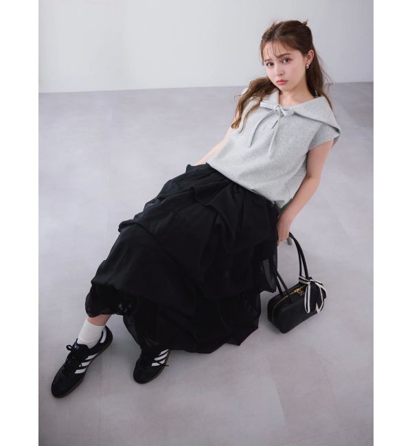 dazzlin「【WEB限定追加】セーラーカラースウェット」|Tシャツ・カットソー|