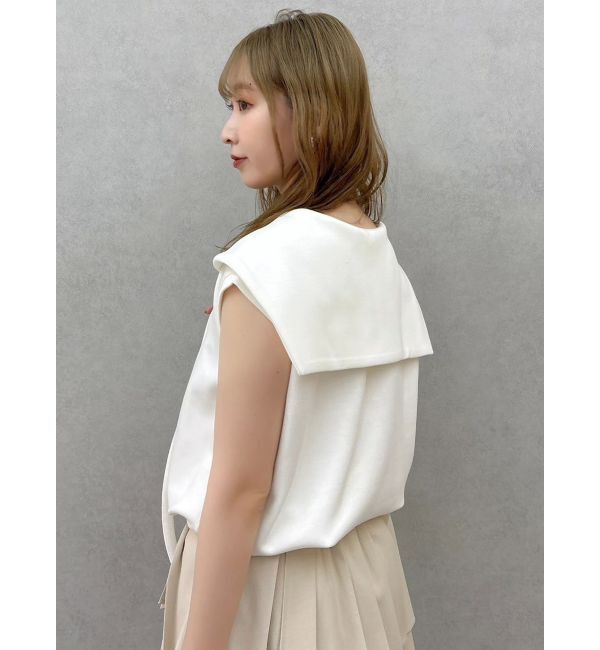 dazzlin「【WEB限定追加】セーラーカラースウェット」|Tシャツ・カットソー|