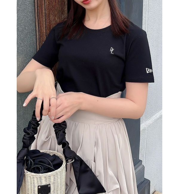 dazzlin「【NEW ERA?&times;dazzlin】ロゴショートＴシャツ」|Tシャツ・カットソー|ブラック