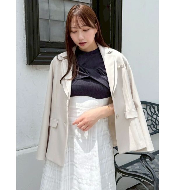 dazzlin「【セットアップ対応】ダブルカラーテーラージャケット」|テーラードジャケット|