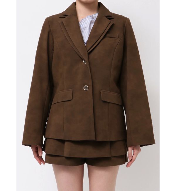 dazzlin「【セットアップ対応】ダブルカラーテーラージャケット」|テーラードジャケット|