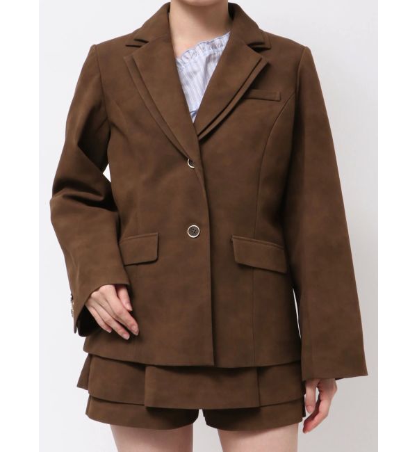 dazzlin「【セットアップ対応】ダブルカラーテーラージャケット」|テーラードジャケット|