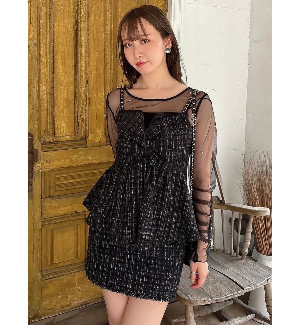 dazzlin「ポケットミニスカート/ツイード」|スカート|