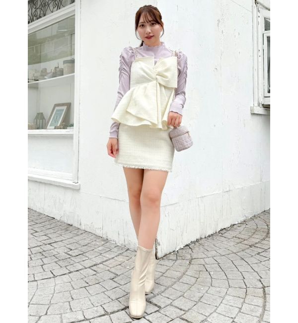 dazzlin「ポケットミニスカート/ツイード」|スカート|