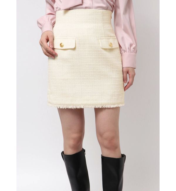 dazzlin「ポケットミニスカート/ツイード」|スカート|