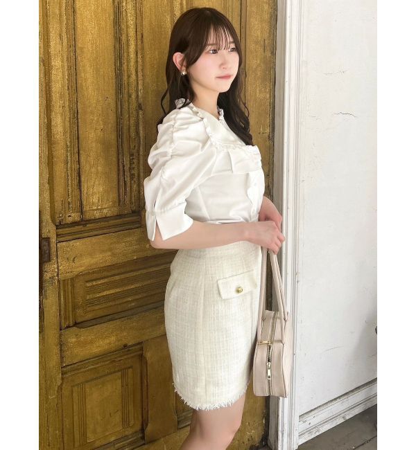 dazzlin「ポケットミニスカート/ツイード」|スカート|