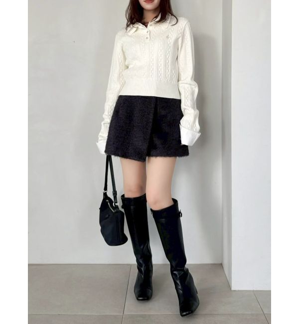 dazzlin「シャギースコート」|スカート|