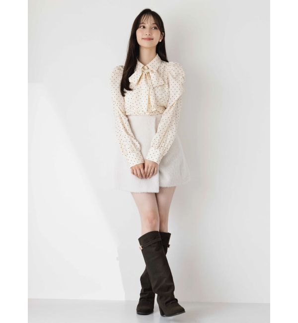 dazzlin「シャギースコート」|スカート|