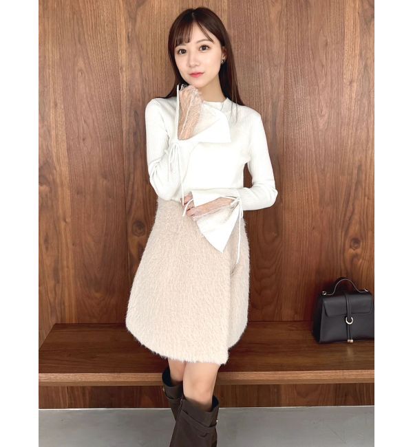 dazzlin「シャギースコート」|スカート|