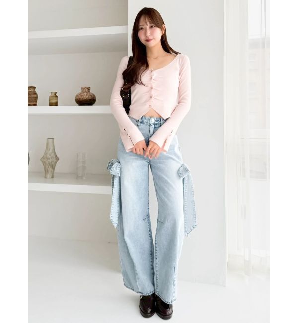 dazzlin「カーデカスケードトップス」|ニット・セーター|