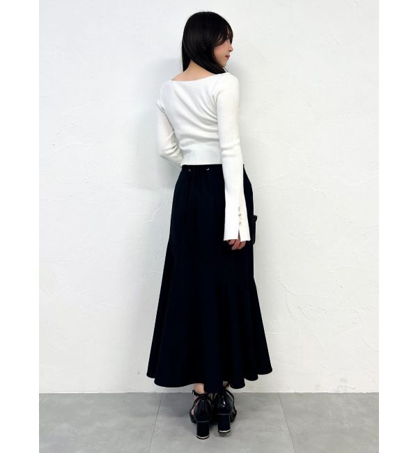 dazzlin「カーデカスケードトップス」|ニット・セーター|