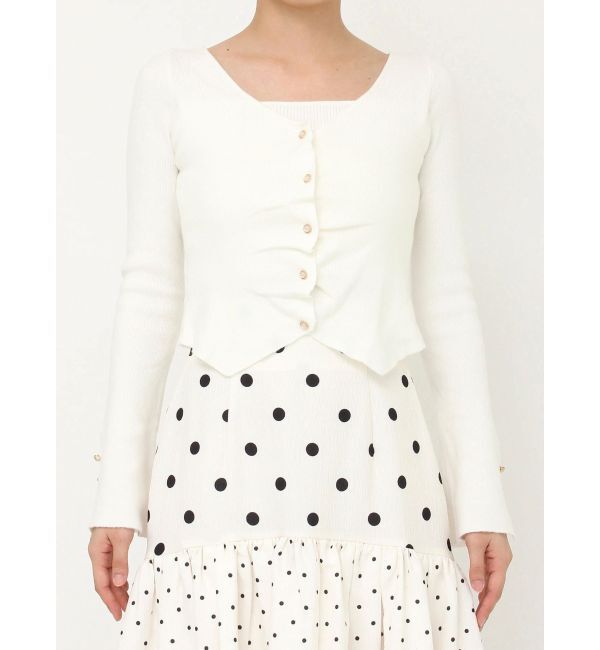 dazzlin「カーデカスケードトップス」|ニット・セーター|