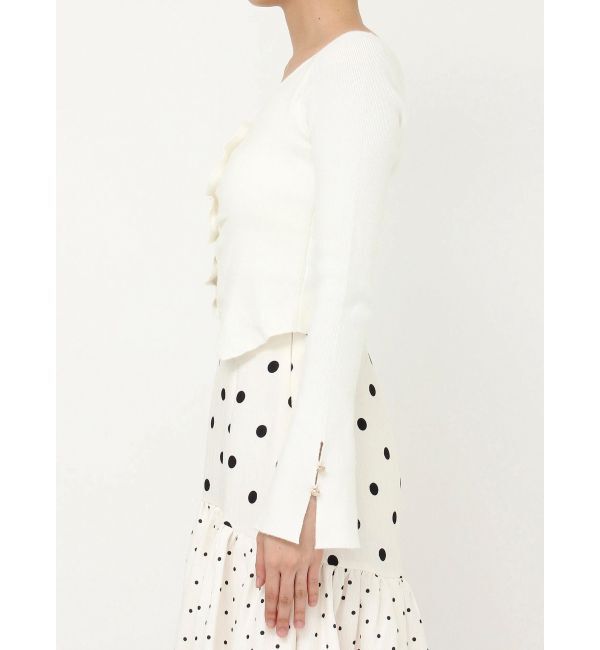 dazzlin「カーデカスケードトップス」|ニット・セーター|