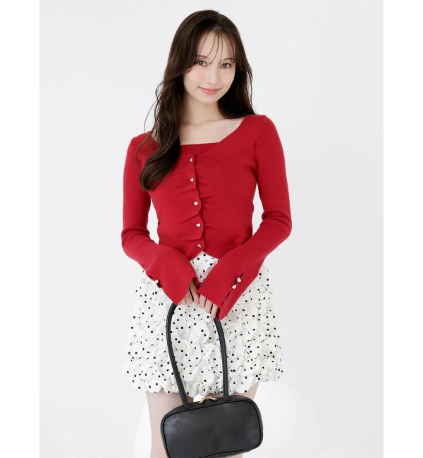 dazzlin「カーデカスケードトップス」|ニット・セーター|