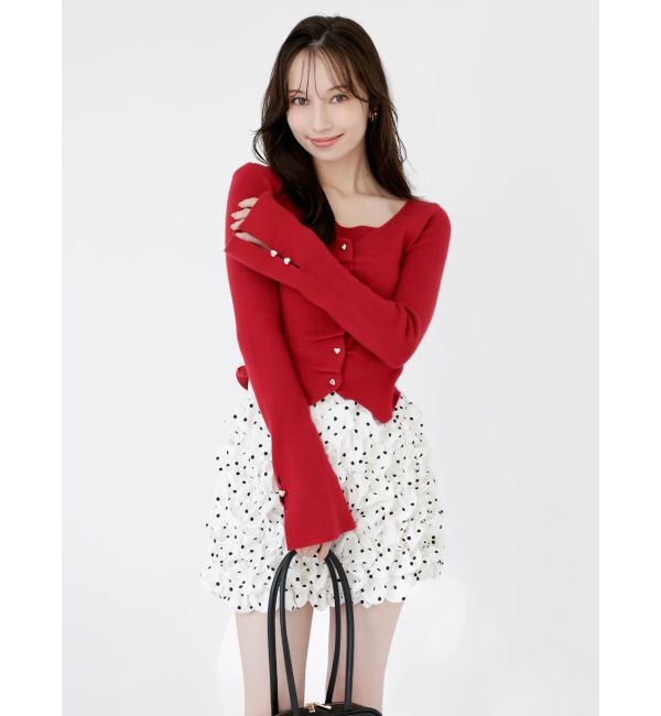 dazzlin「カーデカスケードトップス」|ニット・セーター|