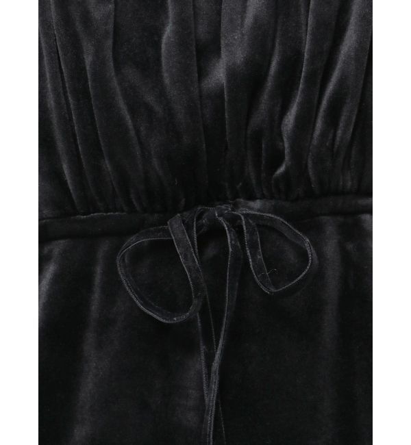 EMODA「ギャザースリットベロアワンピース」|ワンピース|